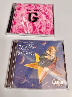 90s Music Smashing Pumpkins & Garbage CD Grunge Alternative Rock